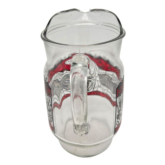 Coca-Cola Pitcher 9-Inch 72 oz Retro Stained-Glass Design Vintage Art Deco 70s - Picture 7 of 9